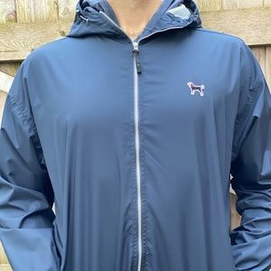 The Black Dog XXL men’s rain coat in NAVY